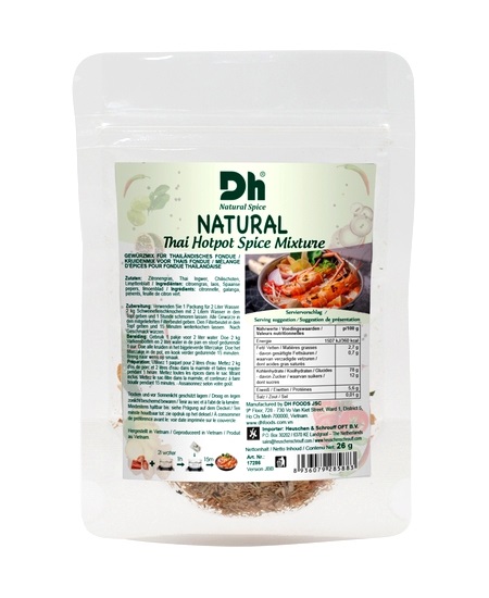 Mix di spezie per Hot Pot thailandese - Dh Foods 26g.  Mix di spezie per Hot Pot thailandese - Dh Foods 26g.